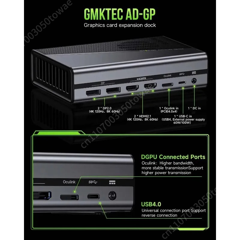 Zewnętrzna stacja dokująca Ocu – Oculink Egpu Dock Graphics Card recenzja i cena